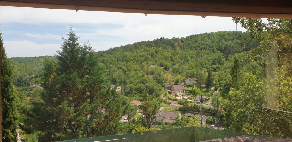 vue panoramique à partir de la casa del trel à Cahors